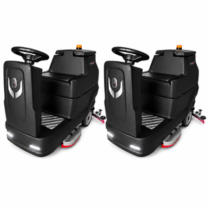 TitanX x2 EOS 26" Dominator Pro Bundle Dual Ride On Commercial Floor Scrubbers Includes 3-Year Warranty & U.S. Support