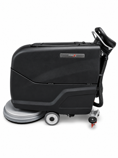 HELIOS 19" Self-Propelled Walk-Behind Commercial Floor Scrubber Includes 3-Year Warranty & U.S. Support