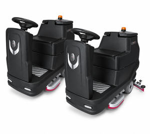 TitanX x2 EOS 26" Dominator Pro Bundle Dual Ride On Commercial Floor Scrubbers Includes 3-Year Warranty & U.S. Support