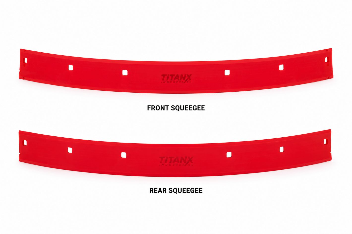 TitanX EOS X-Series Red Squeegee Blade (Complete set)