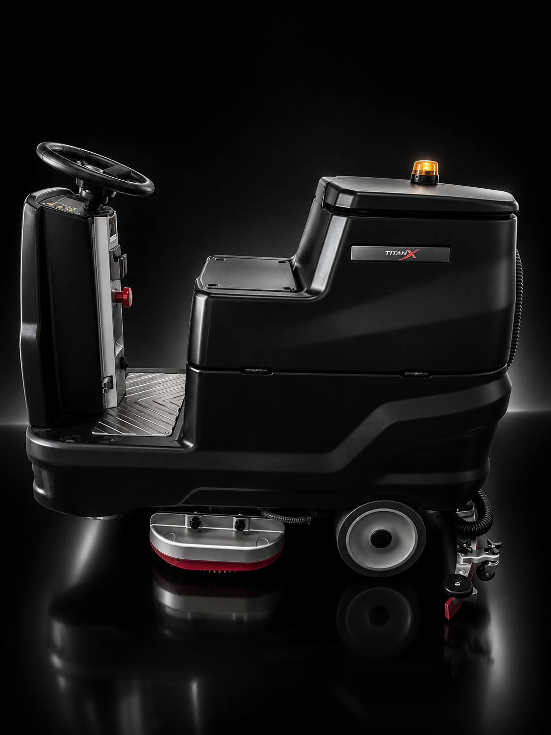 EOS 26" Ride-On Commercial Floor Scrubber Includes 3-Year Warranty & U.S. Support