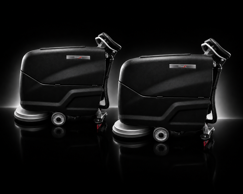 TitanX CleanForce Duo – HELIOS x2 Fleet Bundle Commercial Floor Scrubbers Includes 3-Year Warranty & U.S. Support